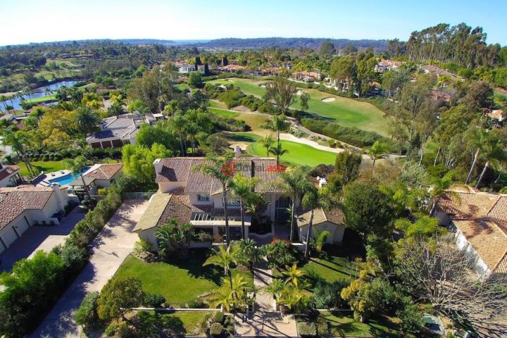 美国加州兰乔圣菲5卧6卫的房产